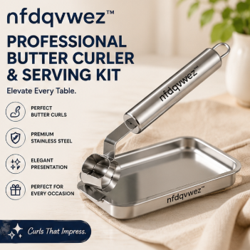 nfdqvwez™ Professional Butter Curler & Serving Kit